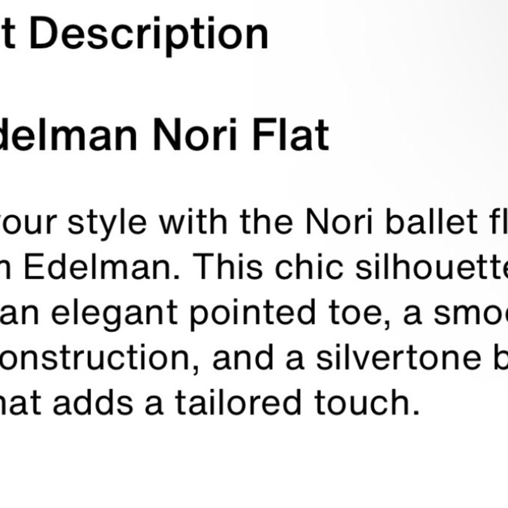 Sam Edelman Blush Pointed Toe Ballet Nori Flat with Gold Bit - Picture 7 of 8